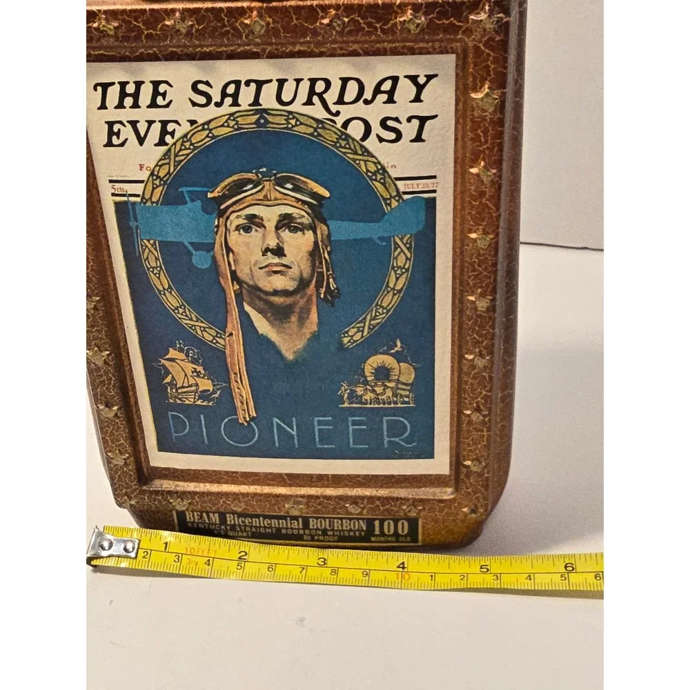 Beam Bicentennial Limited‎ Series 1976 Bourbn Whisky Decanter Norman Rockwell